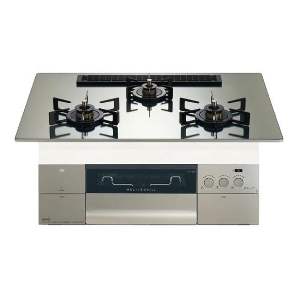 NORITZ N3S25PWASKSTEC-LP プラチナシルバーガラストップ プログレ ビルトイン...