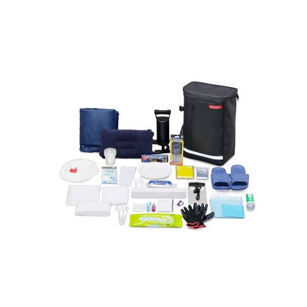 防災グッズ セット ブラック 1人用31点 防災セット 防災リュック アイリスオーヤマ BS1-31...