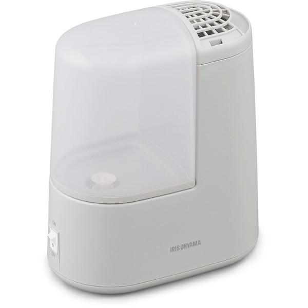 加湿器 スチーム式 大容量 アイリスオーヤマ 1.3L 木造2畳 コンクリ3畳 卓上 おしゃれ 連続...