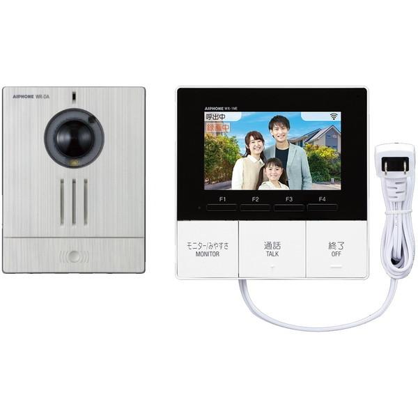 アイホン WR-11 ワイヤレステレビドアホンセット カメラ付ワイヤレス玄関子機(電池式)＋モニター...