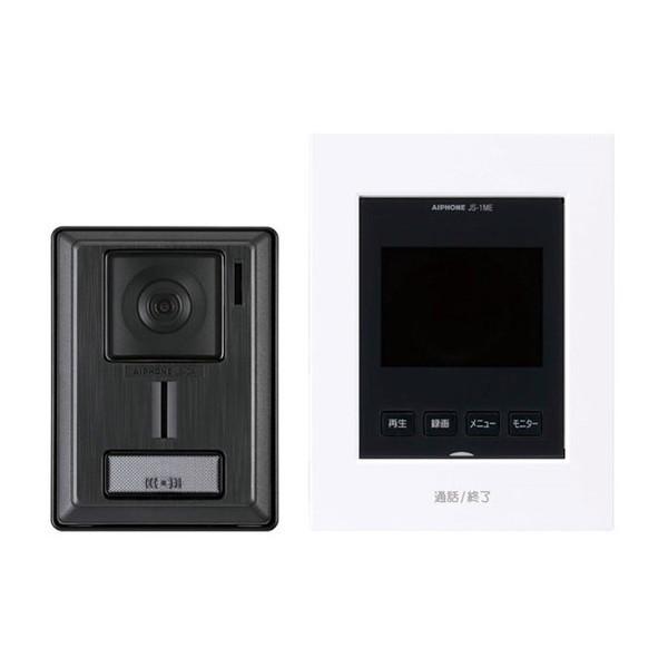 ドアホン アイホン JS-12E インターホン 録画機能付 3.5インチ カラー AC電源直結式 カ...