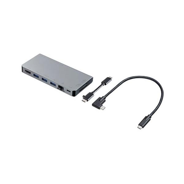 SANWA SUPPLY USB-3TCH14S2 USB Type-C ドッキングハブ（HDMI・...