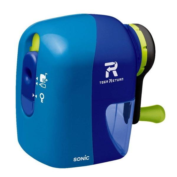 ソニック EK-7022-B ブルー トガリターン 手動鉛筆削り