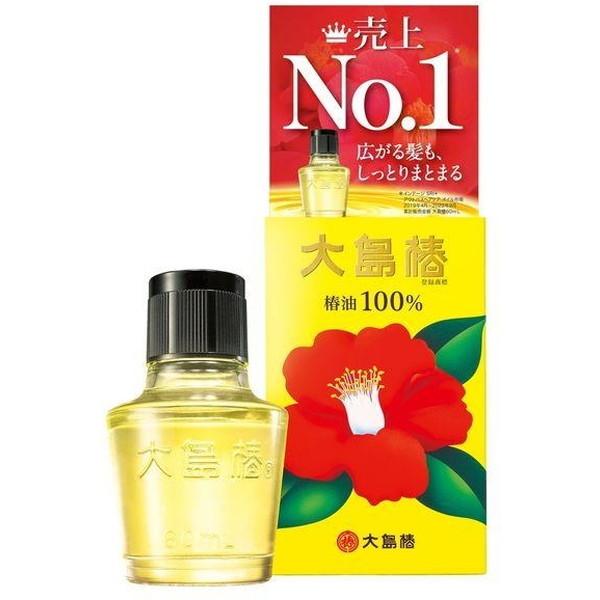 大島椿 ツバキ油 椿油 ヘアオイル 60mL 多機能オイル 植物性オイル ヘアケア 保湿 無香料 無...