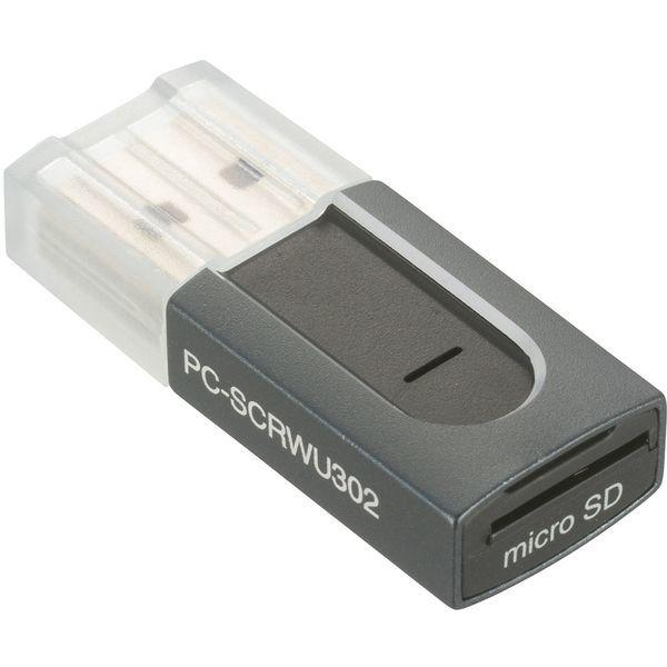 PC-SCRWU302-H オーム電機 microSD専用カードリーダー TypeAコネクタ