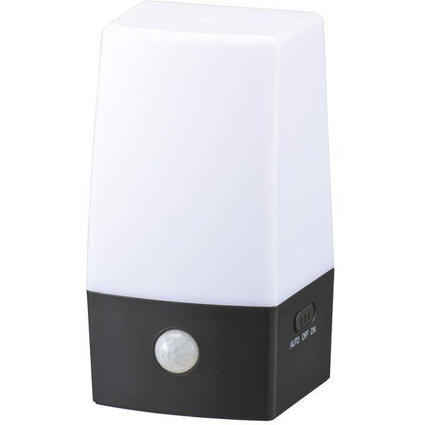 オーム電機 LS-B200JS-3 LEDセンサーライト 乾電池式 置き型