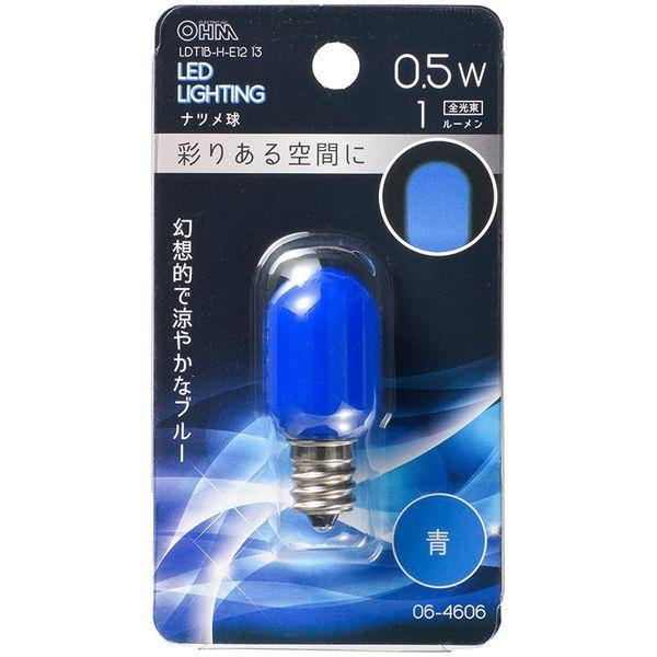 オーム電機 LDT1B-H-E12 13 LEDナツメ球 装飾用 T20/E12/0.5W/1lm/...