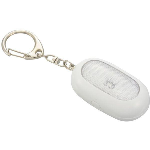 オーム電機 OSE-MSA812W 防犯ブザー 赤色LEDライト付 大音量85dB