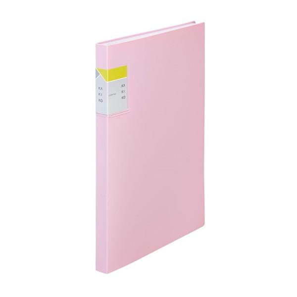 KING JIM クリアーファイル カキコ40P ピンク 8632Wヒン A4タテ