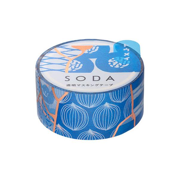 KING JIM ソーダ 透明マステ(トウキ) CMTH20-006 マスキングテープ