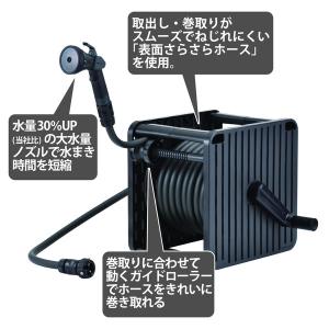 ホースリール 20m おしゃれ コンパクト 洗...の詳細画像3