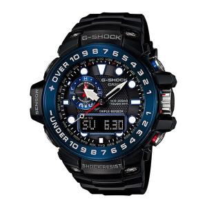 腕時計 時計 CASIO カシオ G-SHOCK メンズ GWN-1000B-1BJF GSHOCK ジーショック MASTER OF G GULFMASTER ソーラー充電 ブルー ブラック 新生活 プレゼント