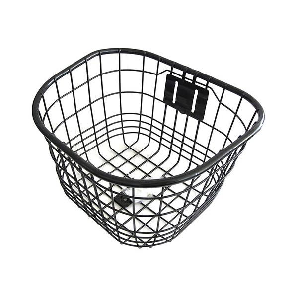 48325 子供/小径用ワイヤー前カゴ サギサカ ブラック