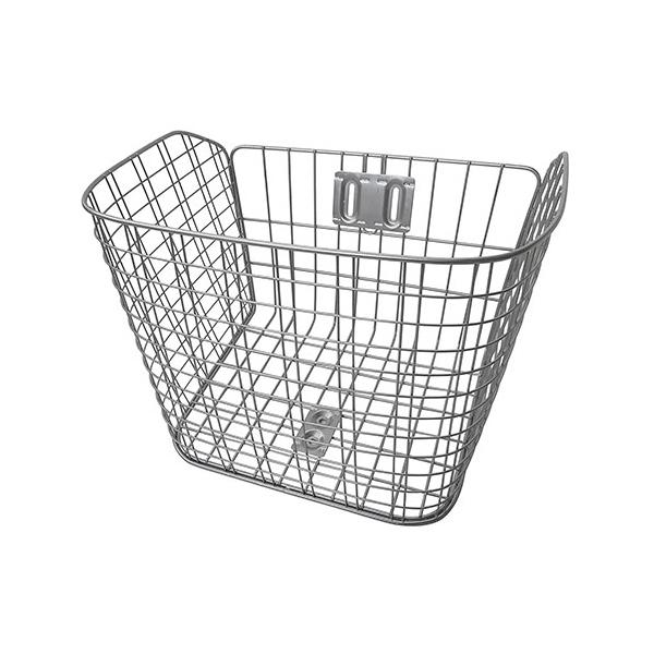 48367 ワイヤー前カゴ DA型 サギサカ シルバー