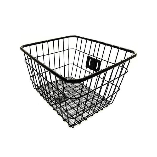 48423 オチナイクン角型パイプ前カゴ サギサカ ブラック