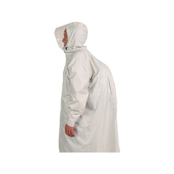 50819 新リュック背負えるレインコート サギサカ グレー