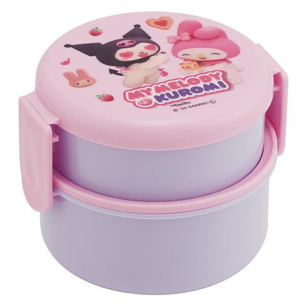 スケーター ONWR1 マイメロディ&amp;クロミ Netflix柄 弁当箱 丸型 ランチボックス 500...