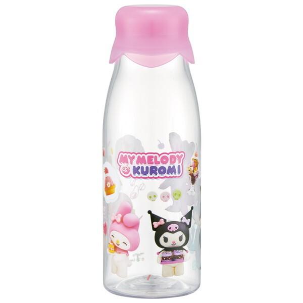 スケーター PTY5M マイメロディ&amp;クロミ Netflix柄 牛乳ビン風 直飲み ウォーターボトル...