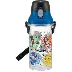 スケーター PSB5TR ポケモン 25 ワンタッチ プラスチック 直飲み クリア ボトル (480ml)