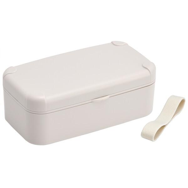 スケーター PLB6SSH ベージュ 弁当箱 スマホスタンド付 ランチボックス 1段 600ml レ...