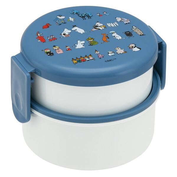 スケーター ONWR1 ムーミン 80th 弁当箱 丸型 ランチボックス 500ml 2段 フォーク...