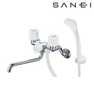 カクダイ 2ハンドルシャワー混合栓(一時止水) 品番：139-503 風呂 交換
