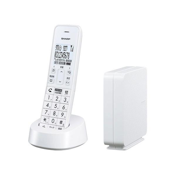 SHARP JD-SF3CL-W デジタルコードレス電話機（子機1台タイプ） ホワイト系