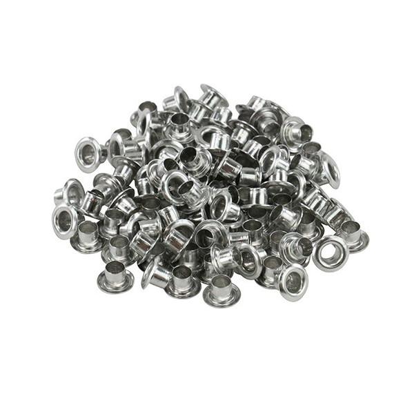 SK11 両面ハトメ玉 アルミ 4mm NO.10MT 100クミ