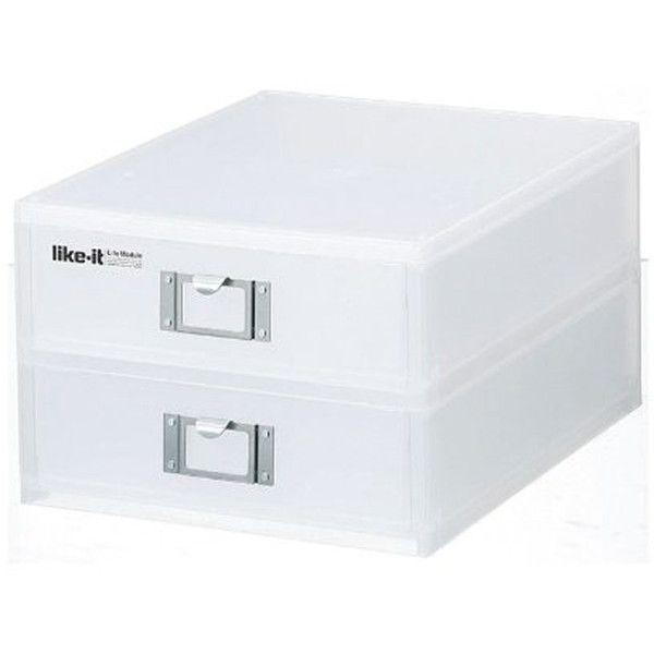 吉川国工業所 like-it A4ファイルユニット2段(ホワイト) MX52