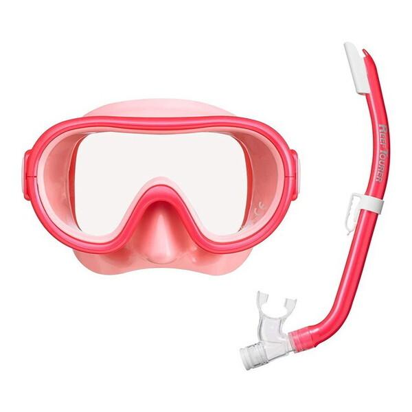 Reef Tourer リーフツアラー マリンスポーツ マスク&amp;スノーケル ピンク RC9205 P...