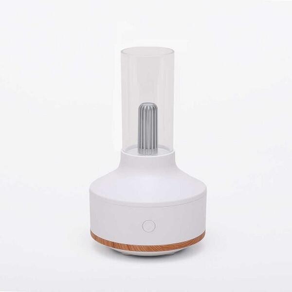 加湿器 超音波式 アロマ加湿器 エレス 150ml AML24WH ホワイト Aromist Lam...