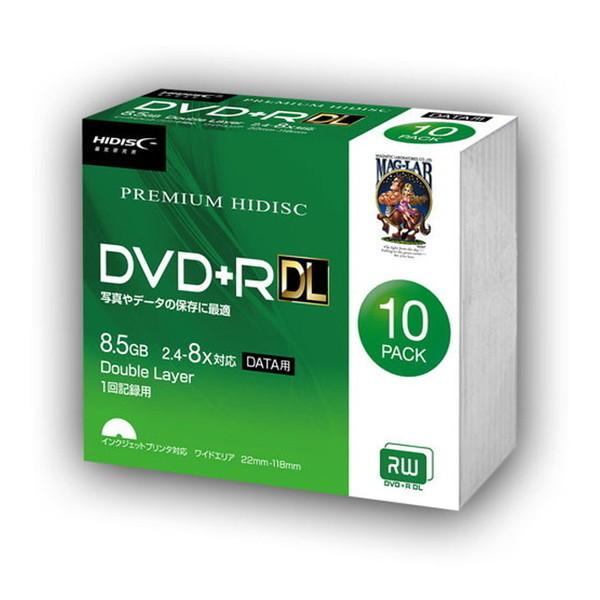 HDVD+R85HP10SC 磁気研究所 HIDISC DVD+R DL 8倍速対応 8.5GB 1...