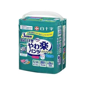 白十字 サルバ Dパンツ やわらかスリムうす型スーパー LL 男女共用20枚
