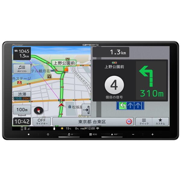 PIONEER AVIC-RQ722 楽ナビ 9V型HD/TV/DVD/CD/Bluetooth/S...
