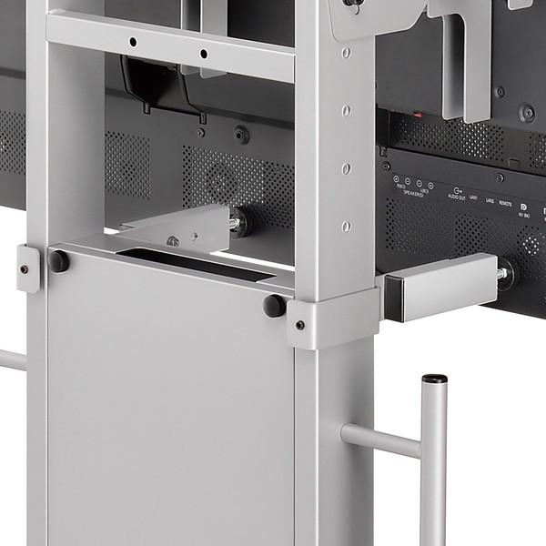 PHP-S8207 ハヤミ工産 シルバー ディスプレイ背面受け金具 メーカー直送