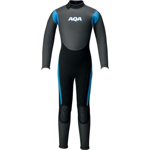 AQA(エーキューエー) キッズスキンフルスーツ3 ブルー 130cm KW4507A 66