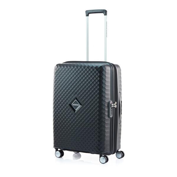 アメリカンツーリスター スーツケース Mサイズ ブラック スクアセム 正規品 容量拡張 軽量 78L...