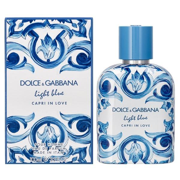 D&amp;G ドルチェ&amp;ガッバーナ ライトブルー プールオム カプリ イン ラブ オードパルファム 100...