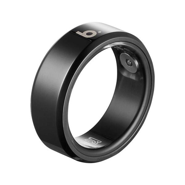 b.ring ブリング スマートリング ステンレススチール ブラック サイズ8 B083SBKRNG