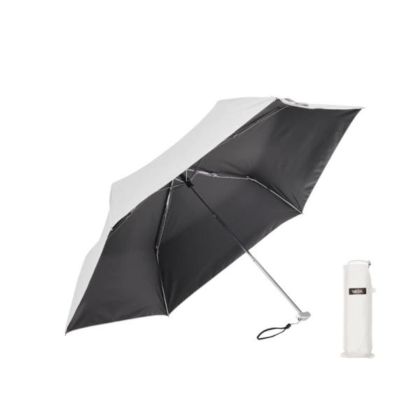 Waterfront 折りたたみ傘 日傘兼用雨傘 ポケフラットサンシェイド ホワイト 50cm 軽量...