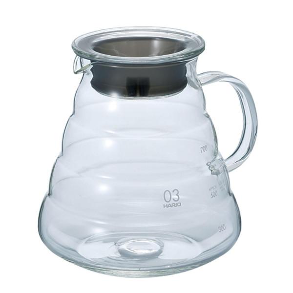 HARIO(ハリオ) V60グラスサーバー800クリア 800ml 2~6杯用 電子レンジ可 XGS...