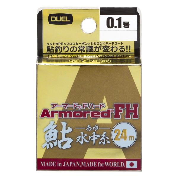 DUEL(デュエル) PEライン 0.1号 アーマード FH 鮎 水中糸 24m0.1号 GYB ゴ...