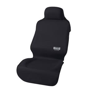 ボンフォーム(BONFORM) シートカバー ファインテックス 軽/普通車用 フロント1枚 防水 取付簡単 丸洗いOK フロント1席 ブラッ