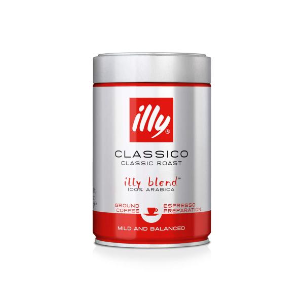 illy(イリー) ブレンド エスプレッソ粉 ミディアムロースト (クラシコ) 250g