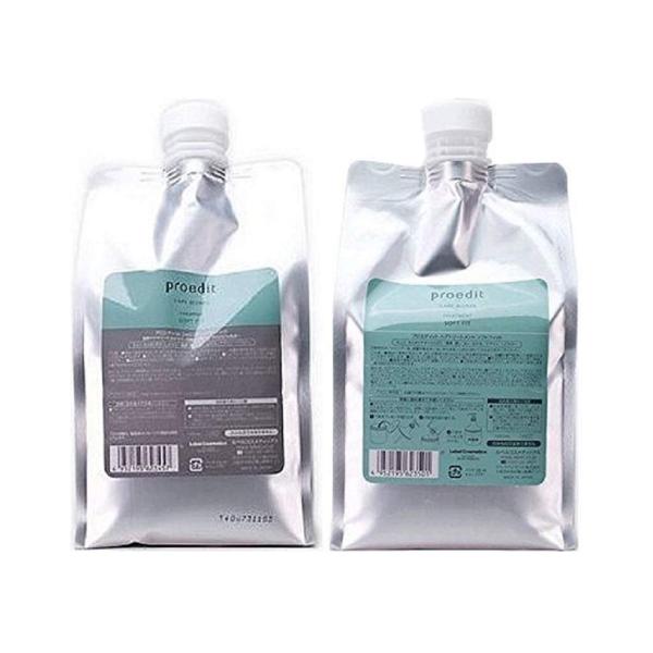 ルベル プロエディット シャンプー ソフトフィット 1000mL 詰め替え &amp; トリートメント 10...