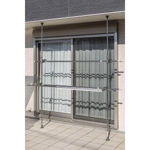 積水樹脂商事(Sekisuijushishoji)セキスイステンレスベランダ物干し台スタンドポールDSL-20 取付範囲高さ200〜275c