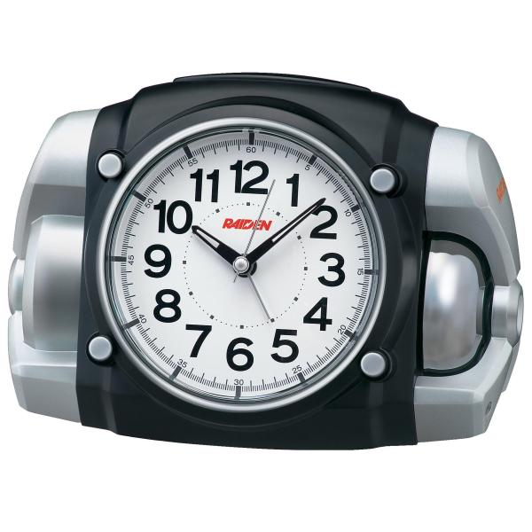 セイコークロック 目覚まし時計 置き時計 アナログ 大音量 黒 PYXIS ピクシス RAIDEN ...