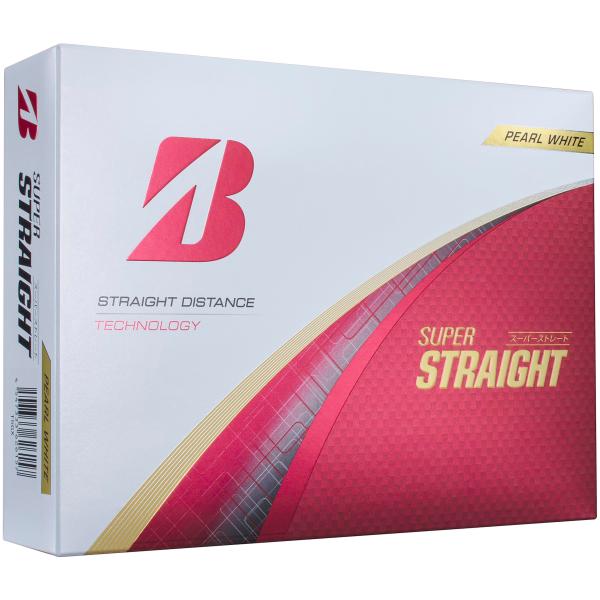 BRIDGESTONE(ブリヂストン)ゴルフボール SUPER STRAIGHT 2025年モデル ...