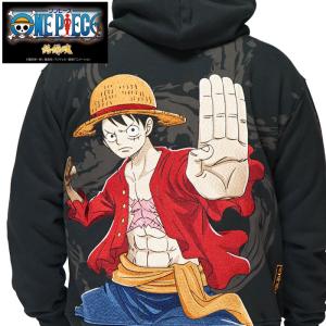絡繰魂×ONE PIECE ゴムゴムのパーカー「モンキー・D・ルフィー」 絡繰