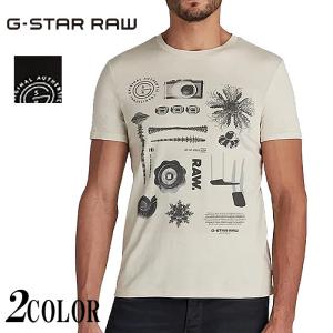 ジースター ロウ G-STAR RAW Tシャツ 半袖 メンズ OBJECT RAW. SLIM T-Shirt D19270-336